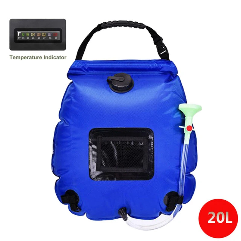 20L Solar Outdoor Camping Shower Water Bag