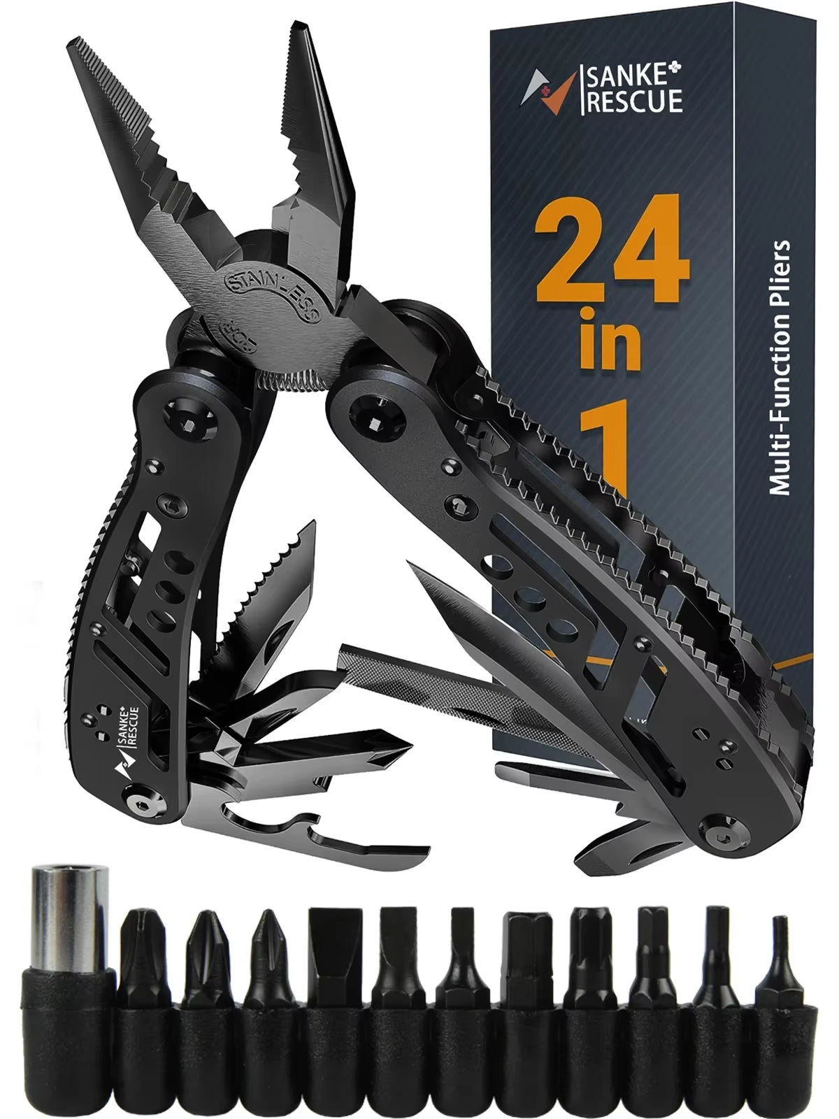 Multitool 24-In-1 Pliers for Survival Camping and Hunting