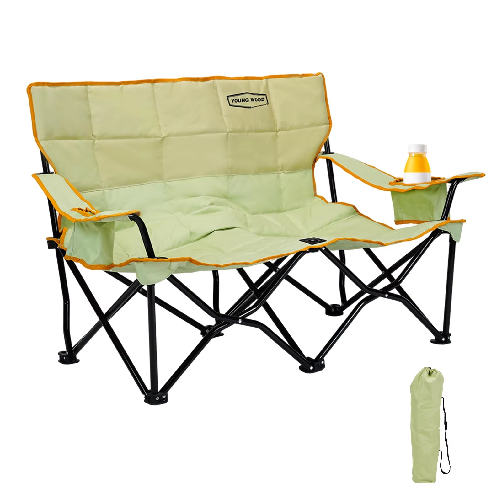A Must-Have Double Chair for Couples Camping, with Both Appearance and Strength. Enjoy Exquisite Camping with Light Luxury