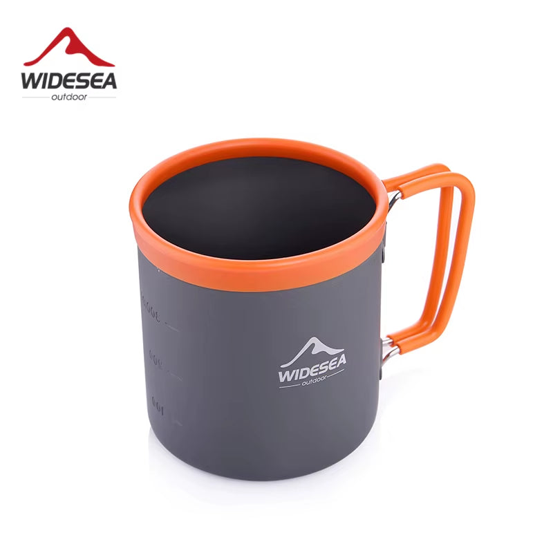 Camping Aluminum Cup Outdoor Mug Tourism Tableware Picnic Cooking Equipment Tourist Coffee Drink Trekking Hiking