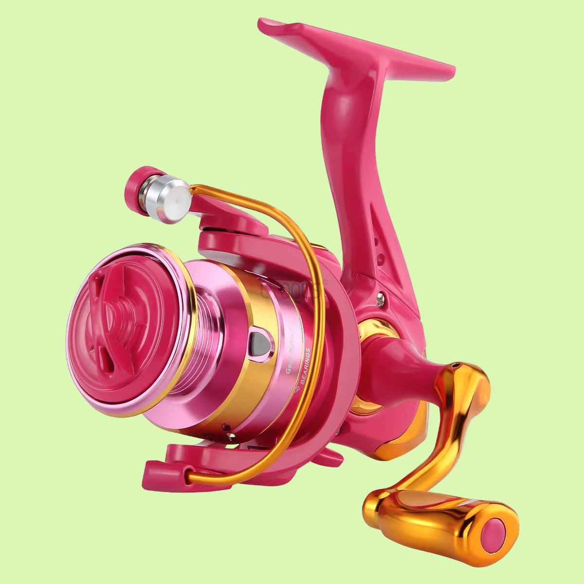 5.2:1 Gear Ratio Spinning Fishing Reel Model PG2000-3000 High Sensitivity Sea Fishing Line Wheel Wear-Resistant Metal Line Cup