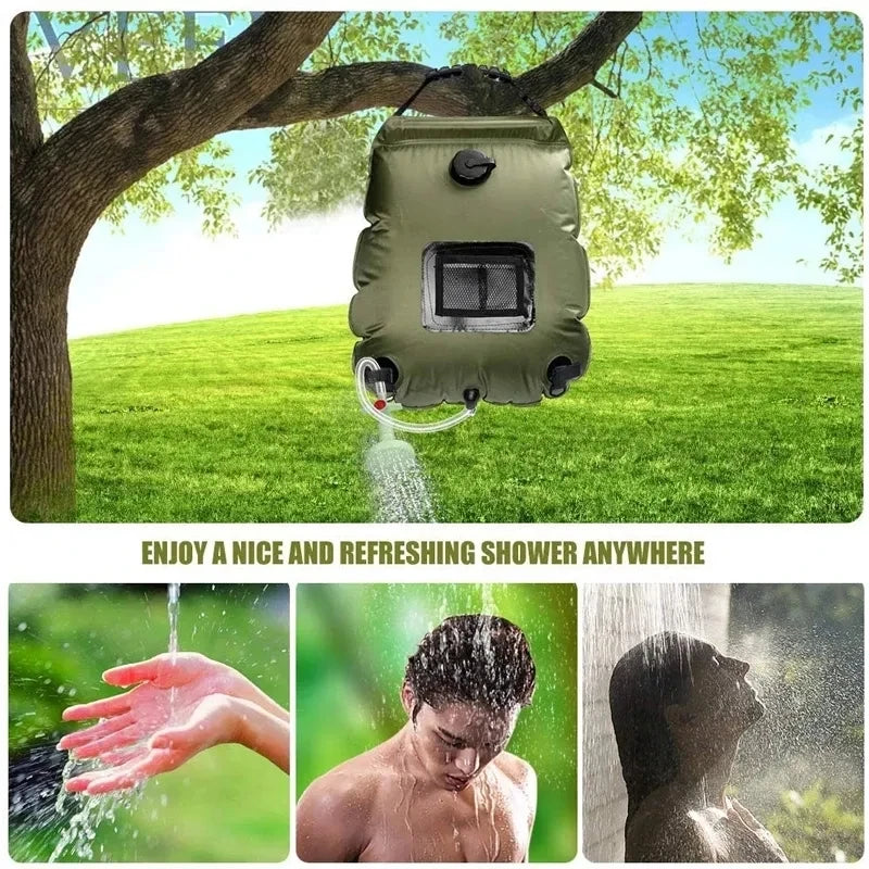 20L Solar Outdoor Camping Shower Water Bag