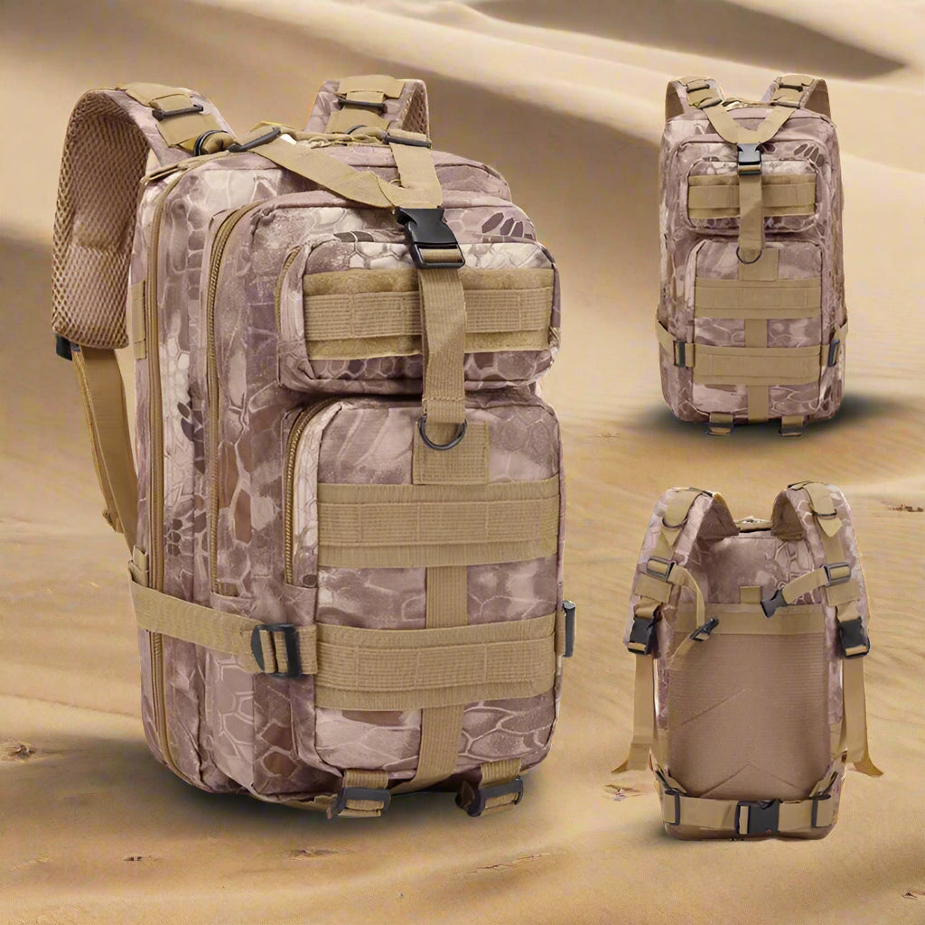 3P Tactical Backpack 20L-25L 1000D Nylon Outdoor Hiking Camping Traveling Fishing for Men Hunting Molle Bag Sport Rucksacks