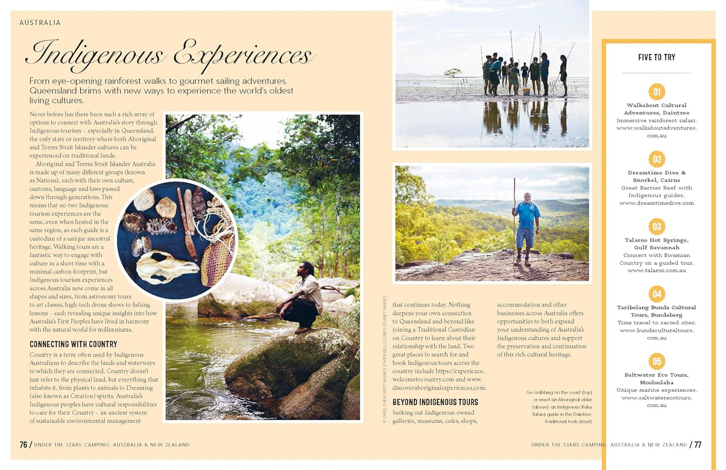 Lonely Planet under the Stars Camping Australia and New Zealand