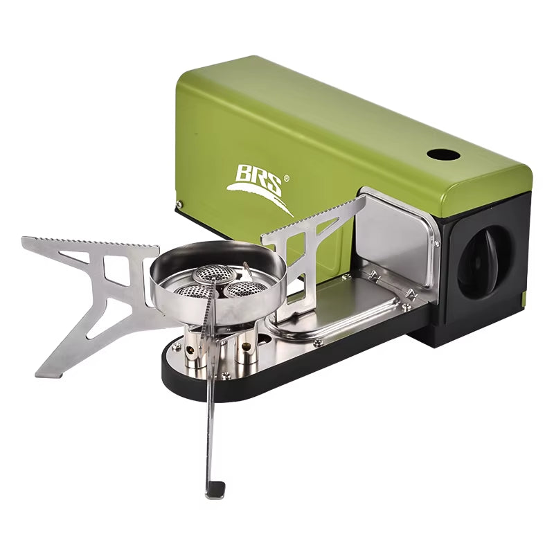 -97 Camping Gas Stove 3800W Folding Cassette Stove Portable Butane Gas Stove Outdoor Picnic Cooking Grill Hiking Gas Burner