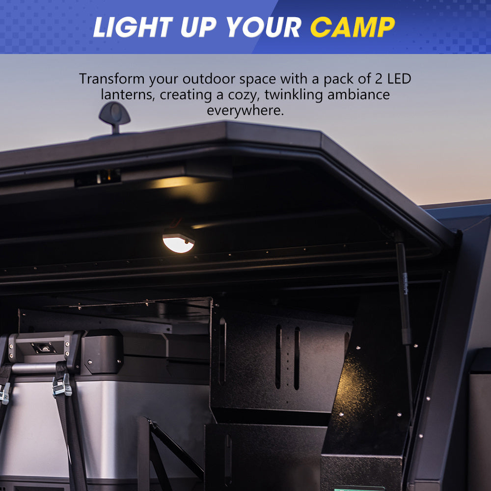 4pcs Portable Camping Lantern - Compact Outdoor Camping light