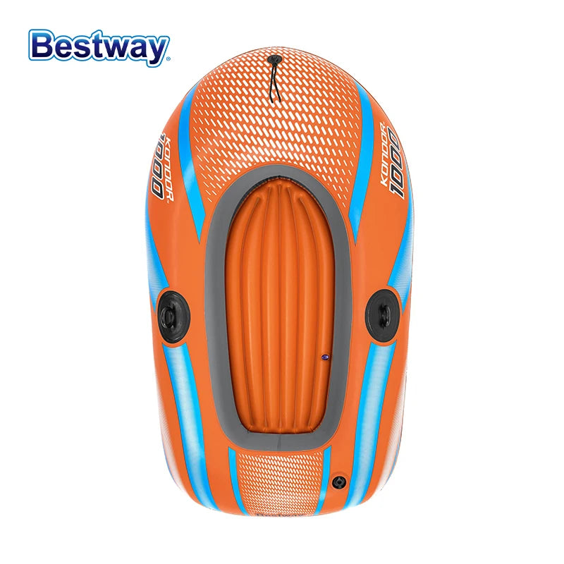 61136/61140/61142/61146 1-3 Person Heavy Duty Inflatable Kayak - Long Lasting PVC Rafting Adventure Boat for Thrilling