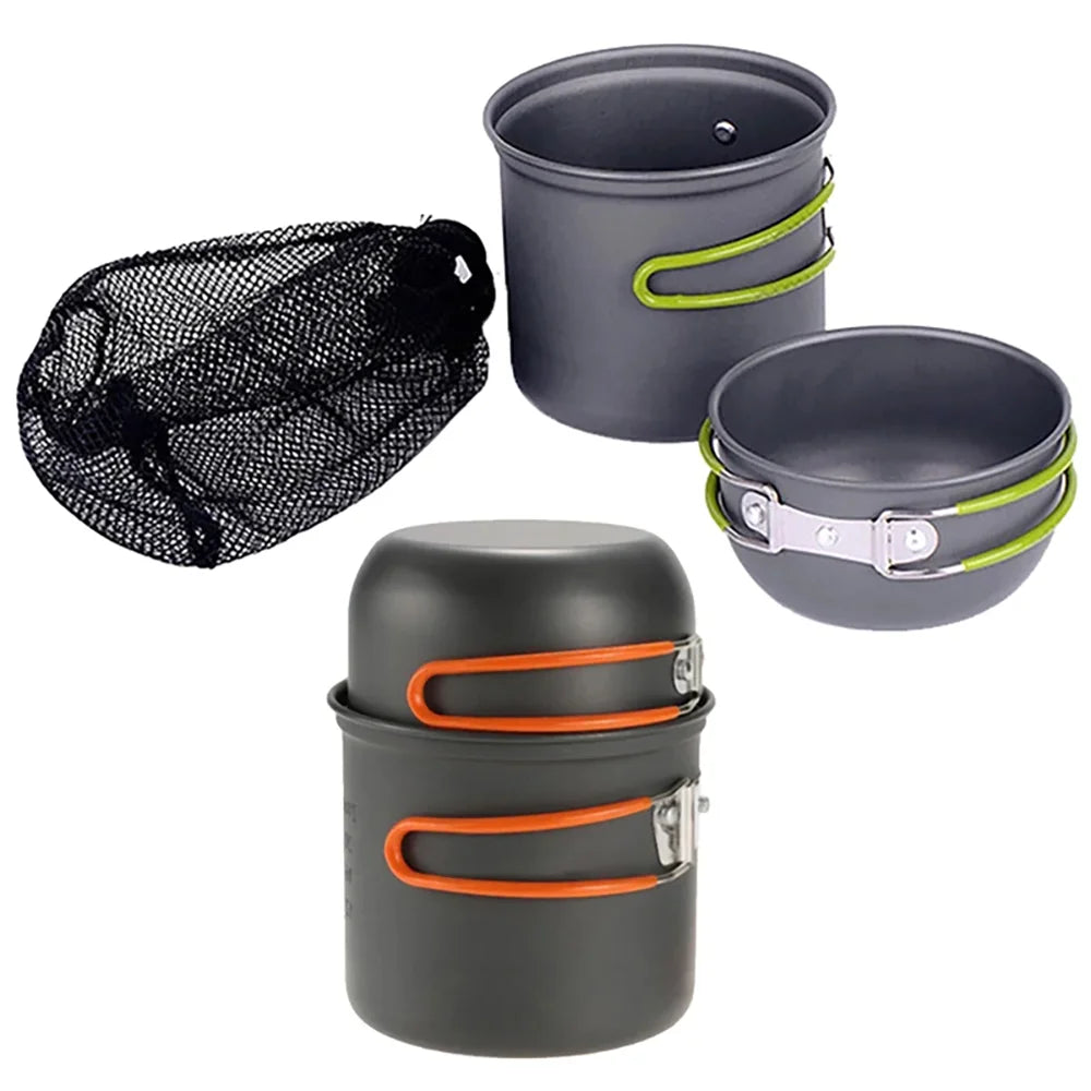 Outdoor Cookware Camping Cookware Lightweight Camping Supplies Hard Aluminum Alloy Material Outdoor Camping Equipment