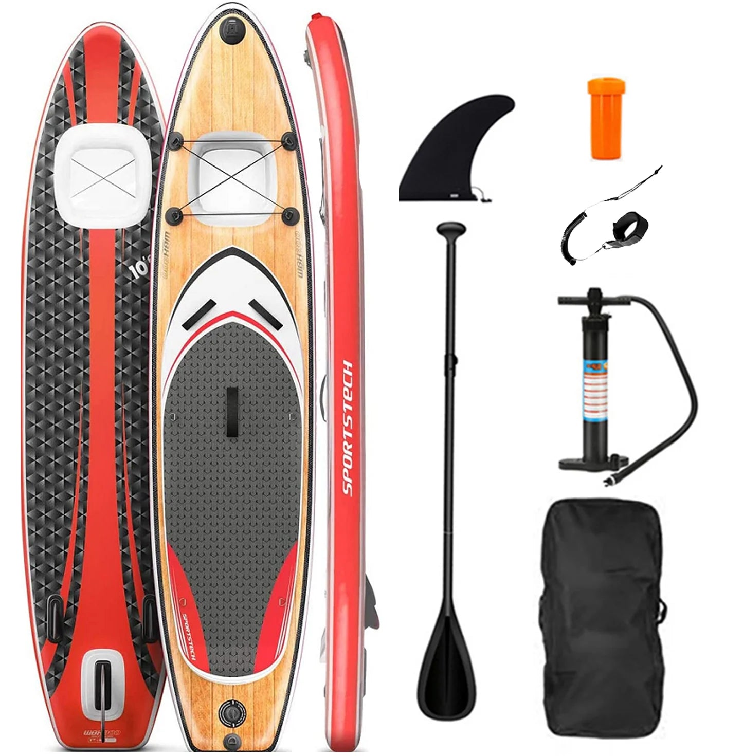 TOURUS 2023 April New Arrival Blue Wood Double Layers Sup Boards YOGA Inflatable Stable Stand up Paddle Board 11Feet 33Inch