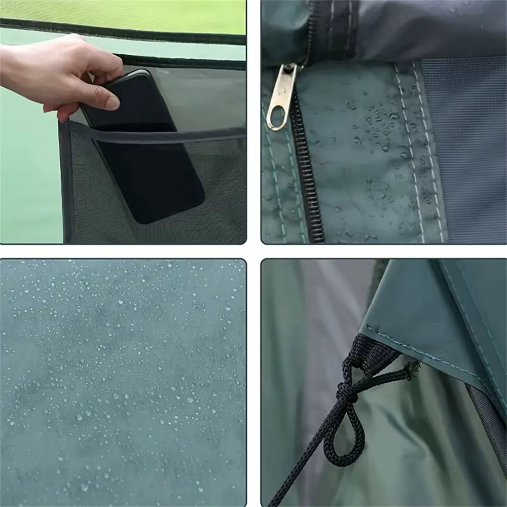 A Pop-Up Tent, Camping Waterproof Tent, Garden Tent, 5-8 Person Tent, Outdoor Tent, Suitable for Camping and Hiking Trips