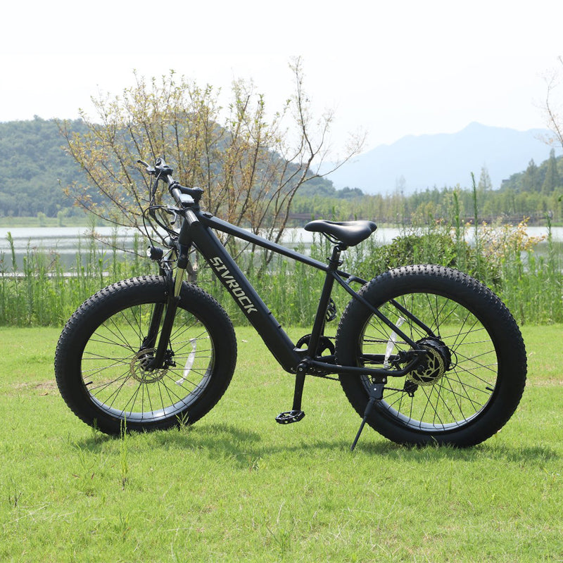 Professional Electric Bike for Adults, 26 X 4.0 Inches Fat Tire Electric Mountain Bicycle, 1000W Motor 48V 15Ah Ebike for Trail Riding, Excursion and Commute, UL and GCC Certified