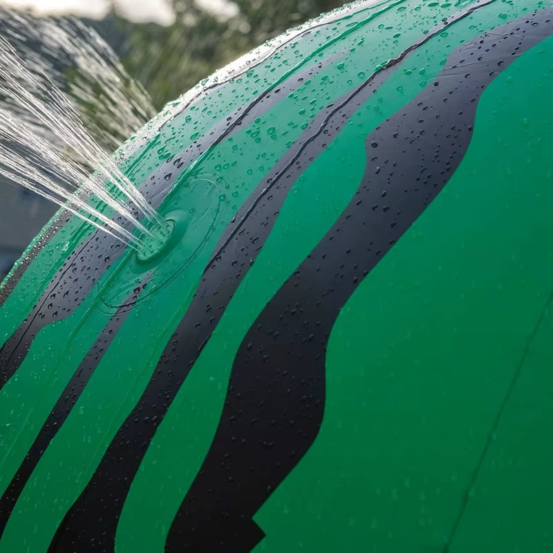 60Cm PVC Inflatable Watermelon Ball Water Spray Outdoor Garden Toys Summer Party Beach Themed Kids Birthday Party Decor Supplies