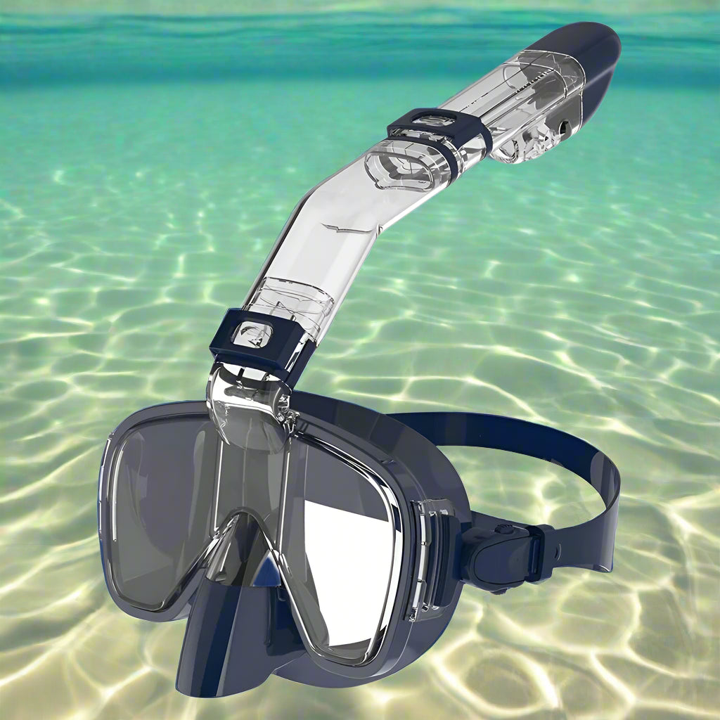 Underwater Snorkeling Half Face Face Children Swimming Mask Set Scuba Diving Respirator Masks anti Fog Safe Breathing for Adult
