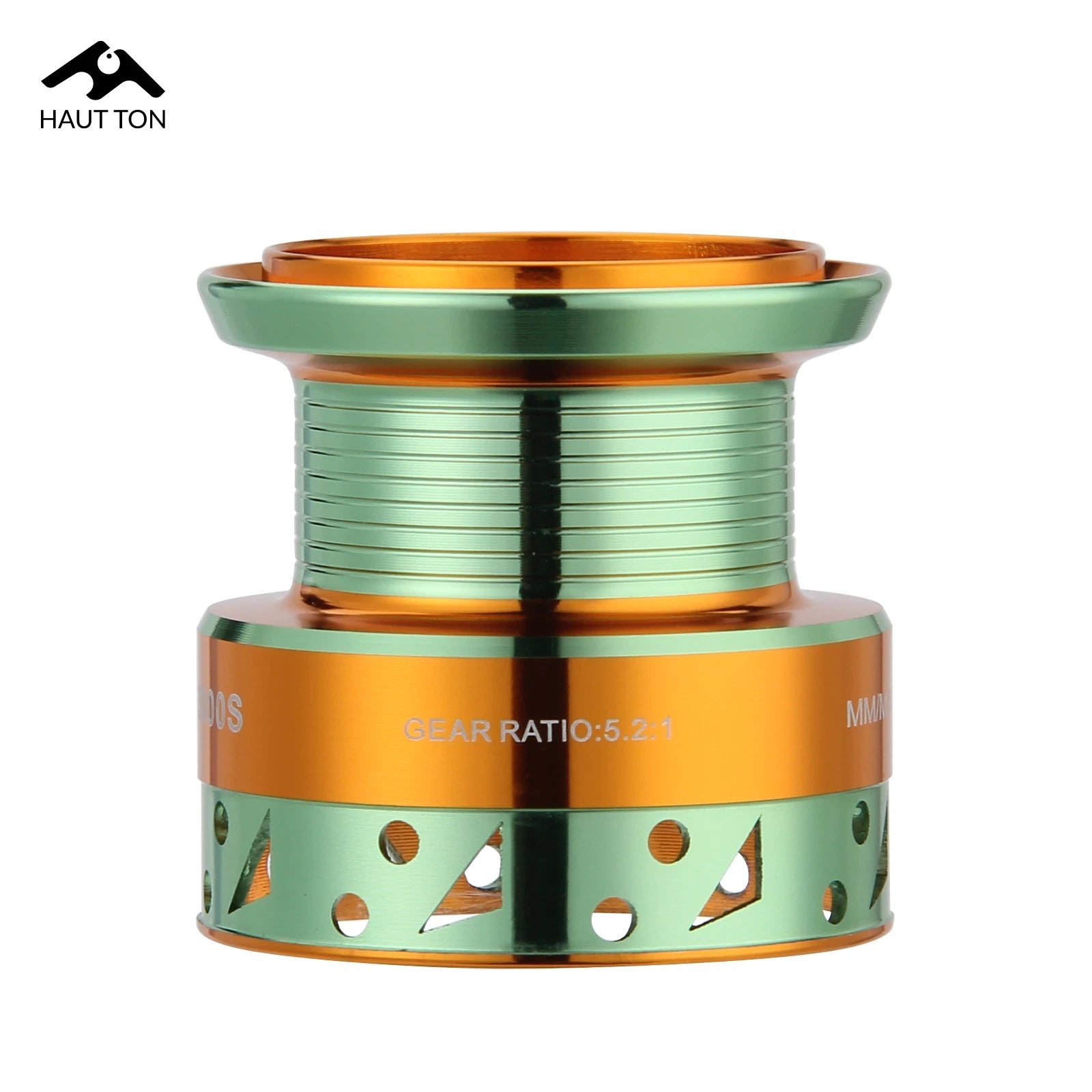 MCG1000-6000 Macaron Light Spinning Fishing Reel, 3+1BB, 5.2:1 Gear Ratio, 8Kg Max Drag, Durable Metal Spool&Rocker Arm