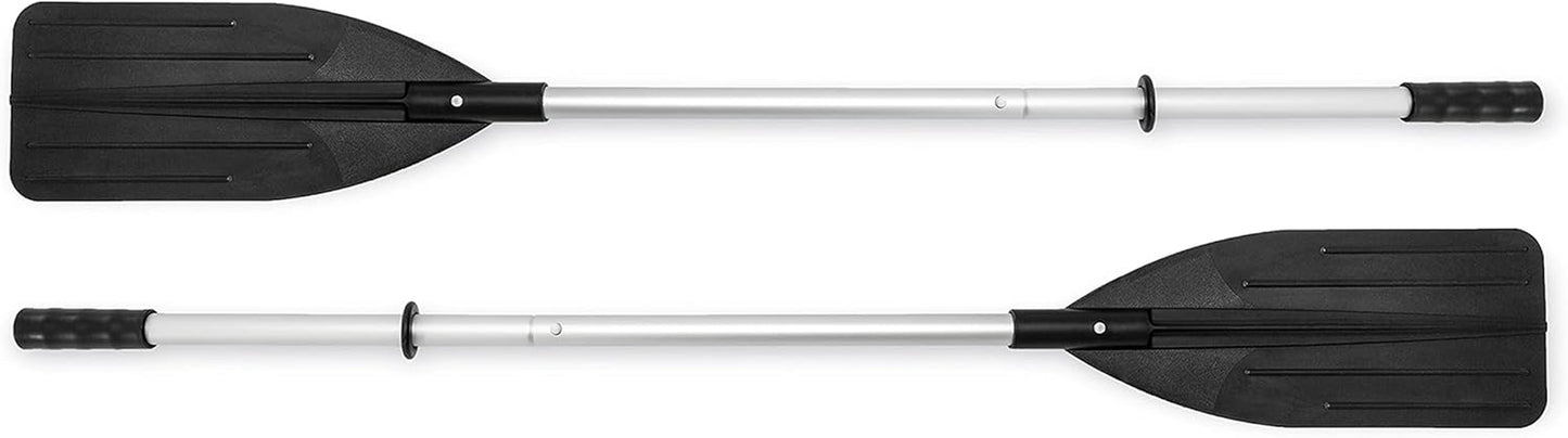 68380NP Seahawk 3 Inflatable Boat Set: Includes Deluxe 137 Cm Boat Oars and High-Output Pump – Superstrong PVC – Fishing Rod Holders – 3-Person – 358 Kg Weight Capacity