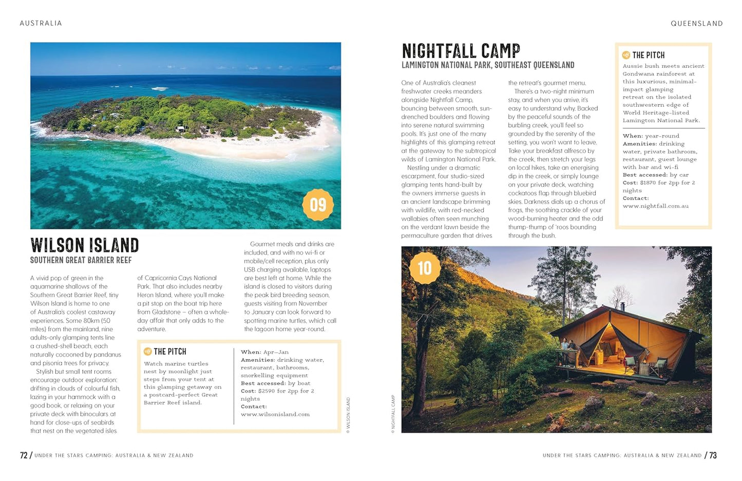 Lonely Planet under the Stars Camping Australia and New Zealand