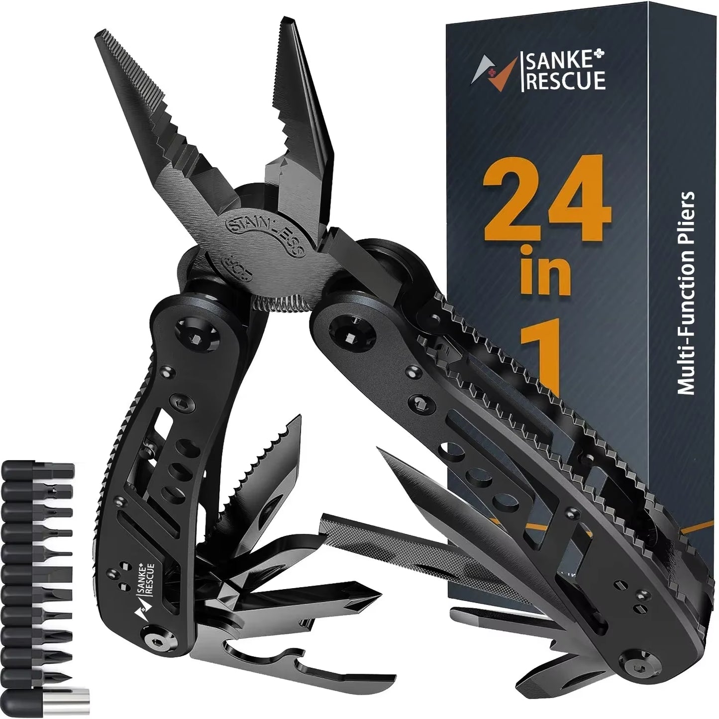Multitool 24-In-1 Pliers for Survival Camping and Hunting