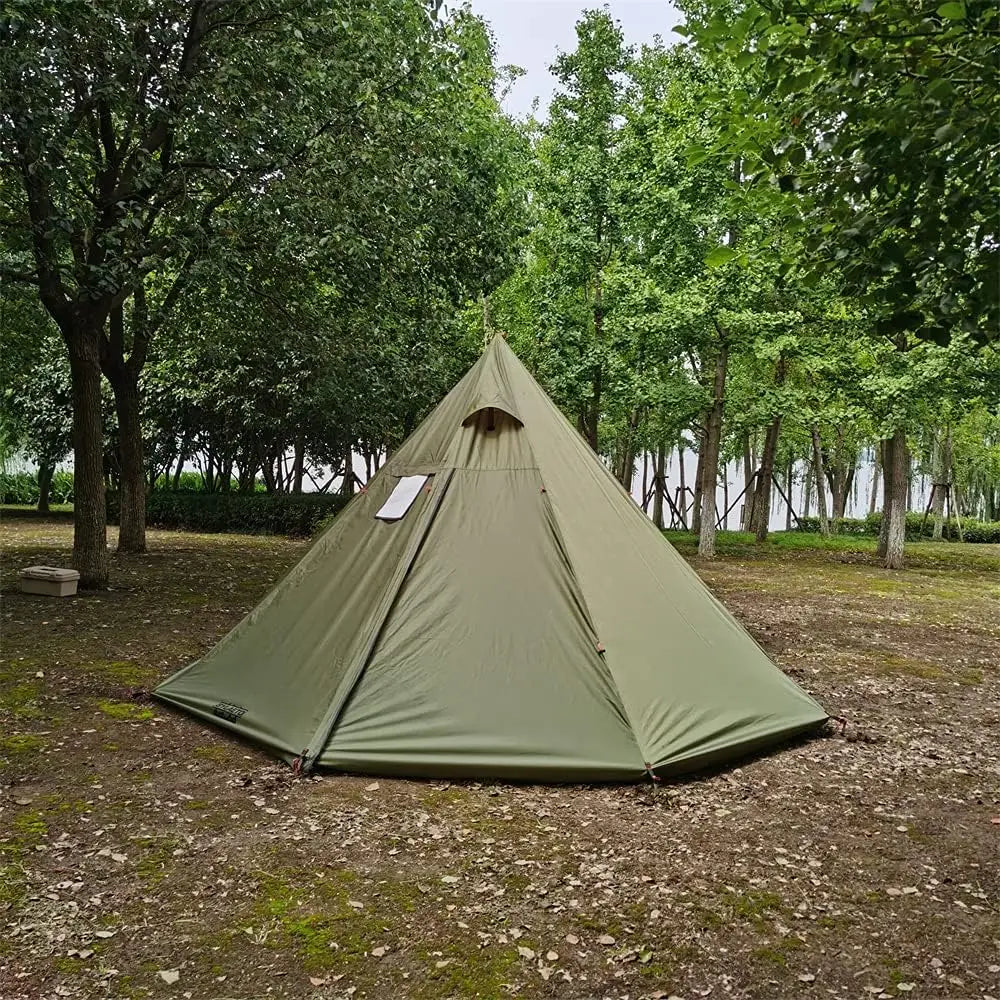 MCETO Tx400Ultra Stove Tent,Height Adjustable Tipi Hot Tent Winter Camping Hunting Trip Equipment