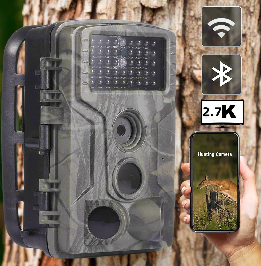Outdoor WIFI APP 4K/2.7K 36MP/24MP Trail Camera Wildlife Infrared Night Vision Motion Activated IP65 Trap Game Cam Waterproof