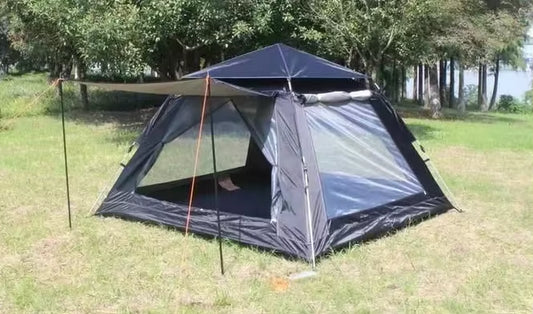 Goture 6-7Person Waterproof Automatic Tent 240*240*150Cm Double Layer Camping Tent Outdoor Dome Camping Family Tent Couple Tents