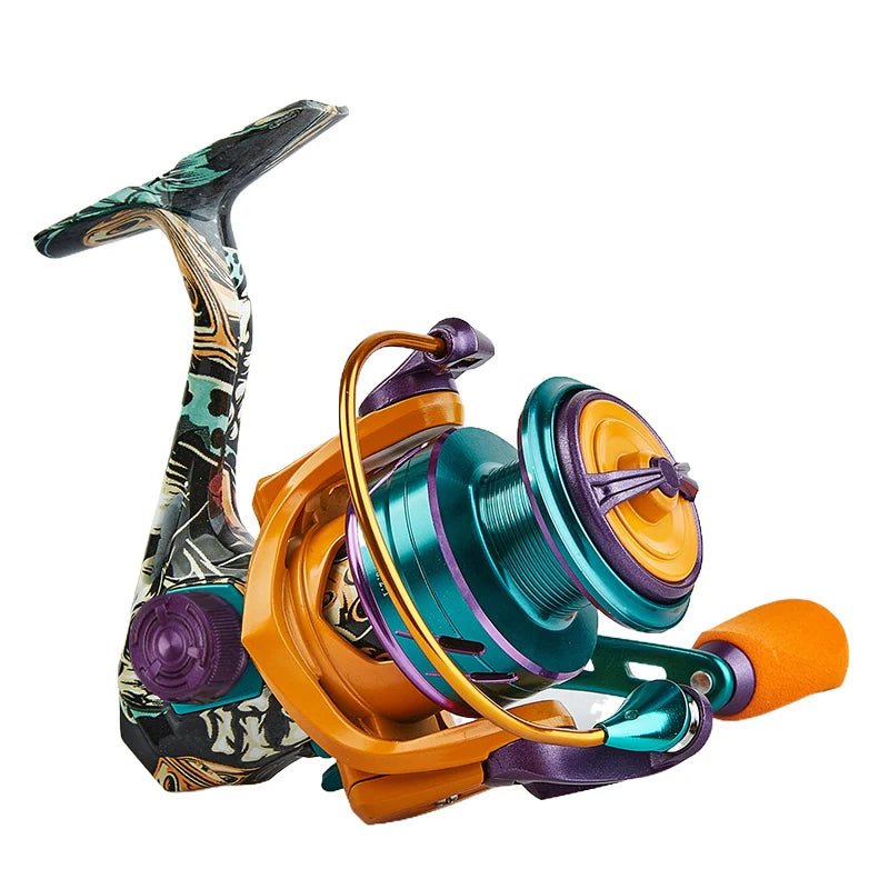HA Spinning Reel, 22LB Max Drag,5.2:1 Gear Ratio,Metal Spool,Cnc Rocker,Spinning Fishing Reel for Fresh Salt Water
