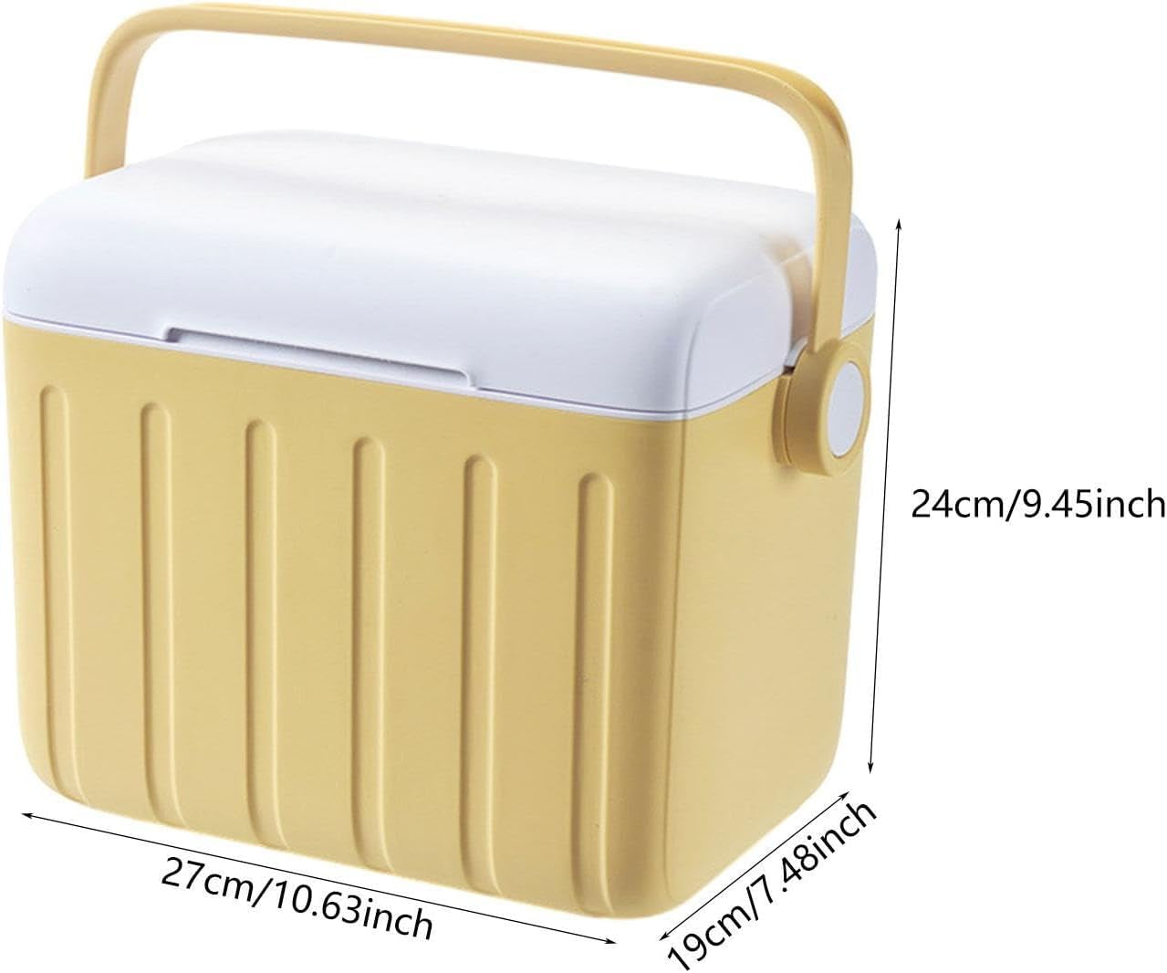 Ice Storage Box Cooler Organizer for Beverages Camping Sports