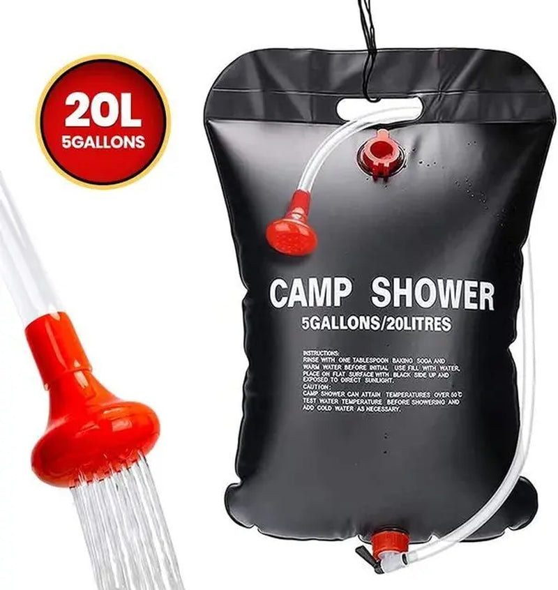 20L Solar Outdoor Camping Shower Water Bag