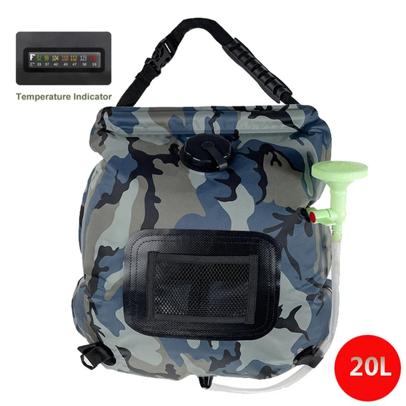 20L Solar Outdoor Camping Shower Water Bag