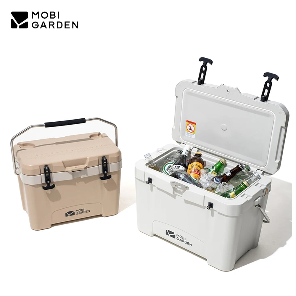 Camping Ice Box 25L Portable Large Capacity Car Refrigerator Food Barbecue Cold Storage Outdoor
