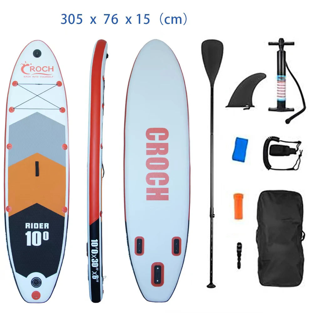 TOURUS 2023 April New Arrival Blue Wood Double Layers Sup Boards YOGA Inflatable Stable Stand up Paddle Board 11Feet 33Inch