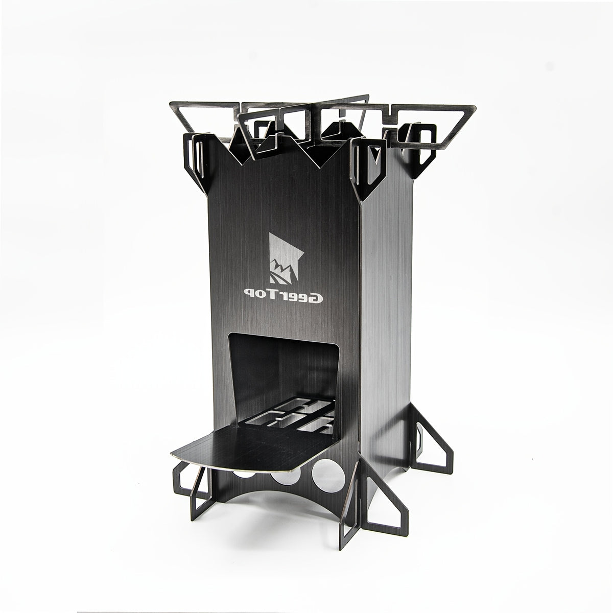 Outdoor Rocket Stove - Uncharged, Stainless Steel, Geertop, No Magnesium Rod/Flint