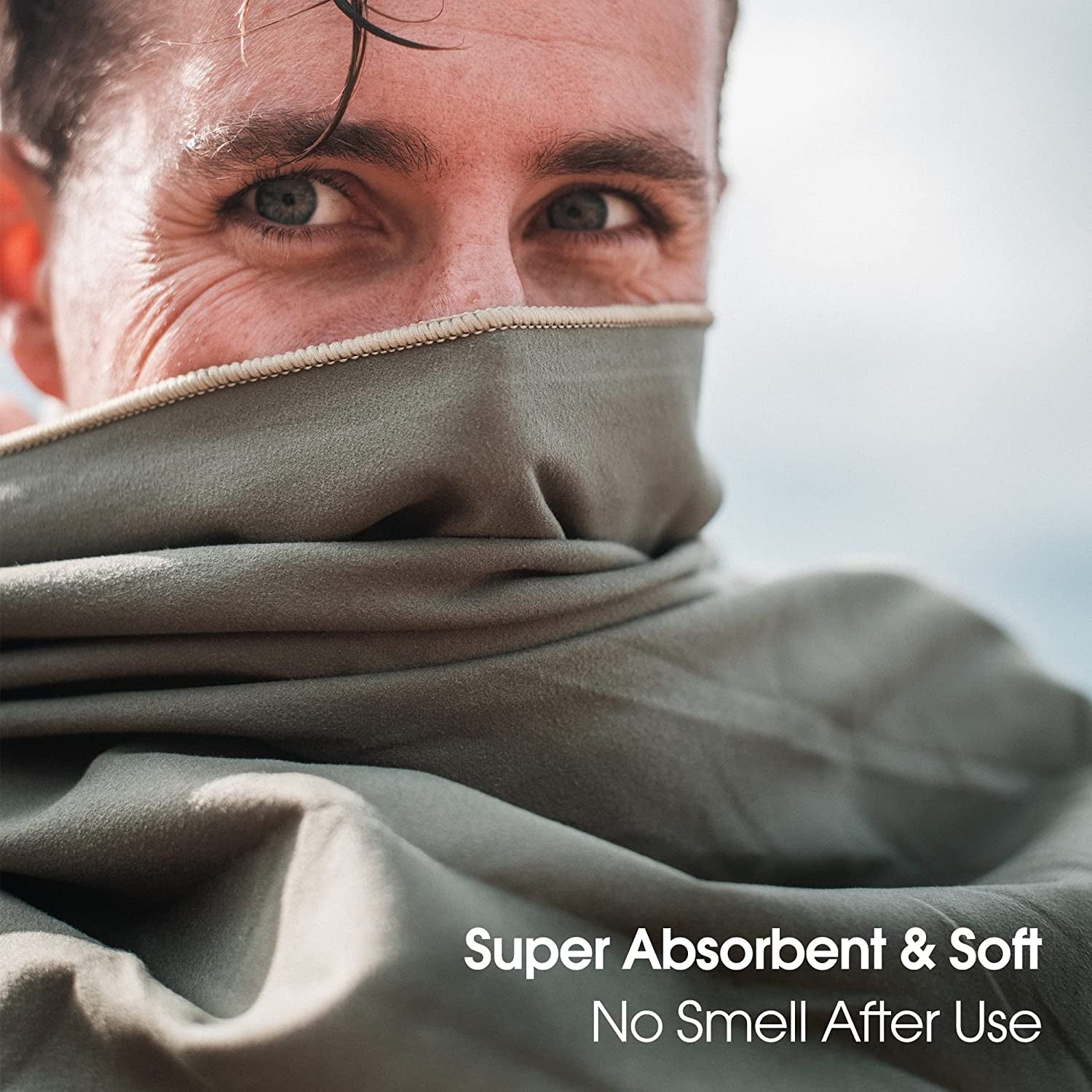 Camping Towels Super Absorbent, Fast Drying Microfiber Travel Towel, Quick Dry Ultra Soft Compact Gym Towel for Swimming Beach Hiking Yoga Travel Sports Backpack (47.00" X 23.60", Blue)