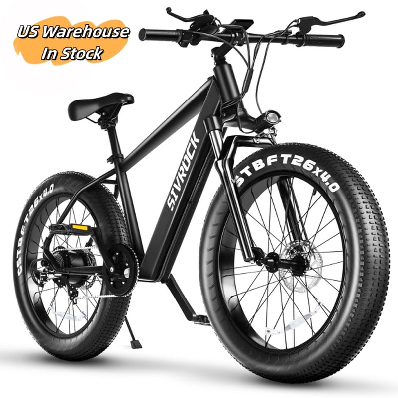 Professional Electric Bike for Adults, 26 X 4.0 Inches Fat Tire Electric Mountain Bicycle, 1000W Motor 48V 15Ah Ebike for Trail Riding, Excursion and Commute, UL and GCC Certified