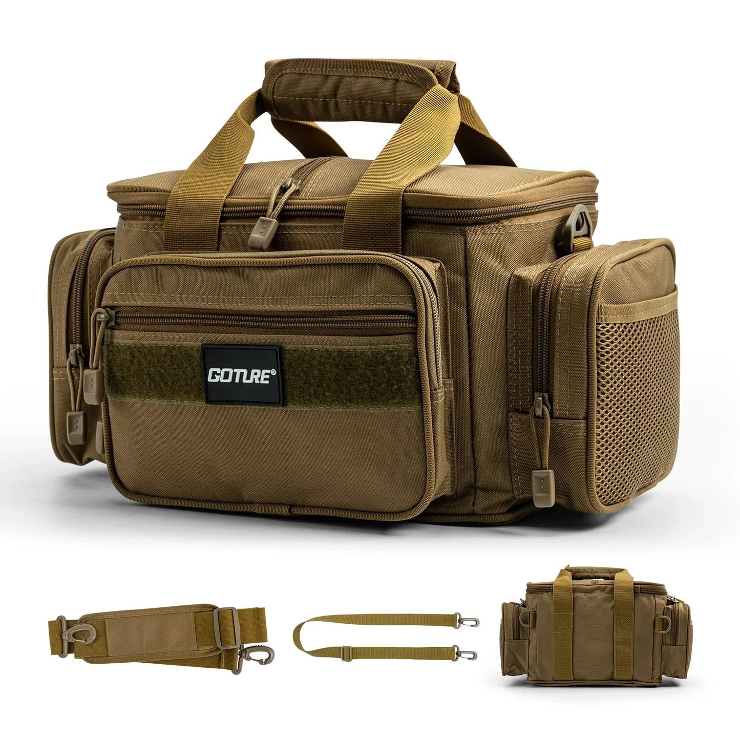 Fishing Bags Waterproof 600D Oxford Fabric High Capacity Storage Durable Quality Fishing Gear Bags for Men Outdoors Bag