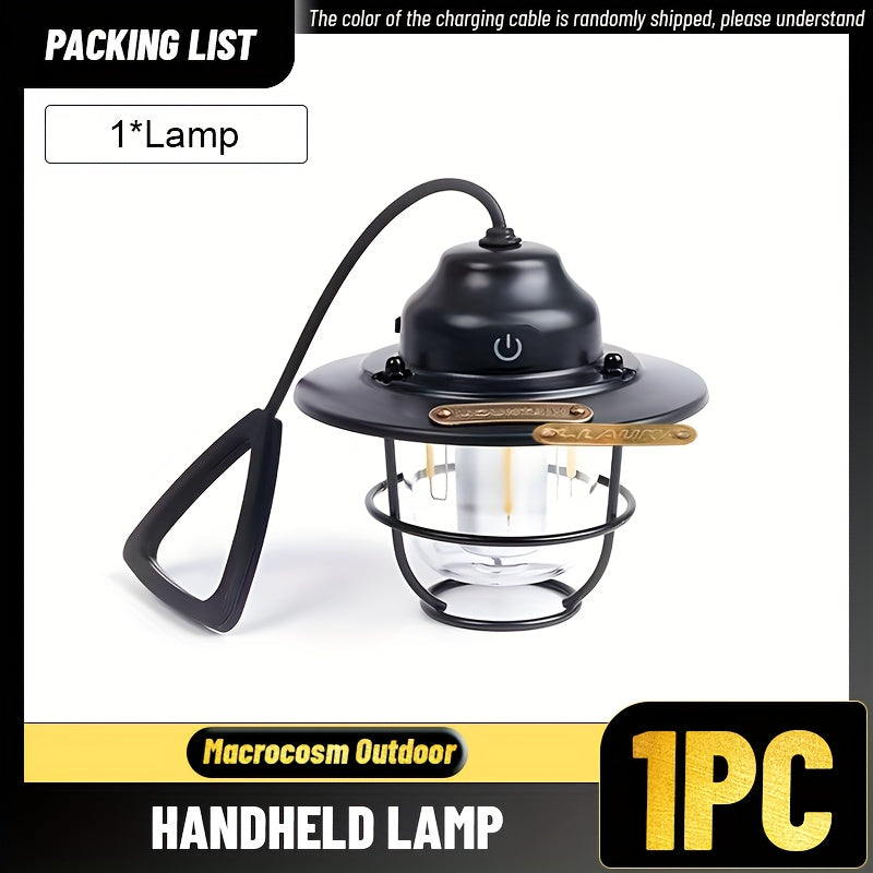 LED Handheld Lamp | USB Rechargeable for Fishing, Night Lighting