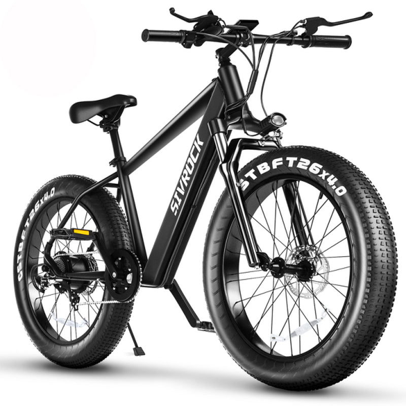 Professional Electric Bike for Adults, 26 X 4.0 Inches Fat Tire Electric Mountain Bicycle, 1000W Motor 48V 15Ah Ebike for Trail Riding, Excursion and Commute, UL and GCC Certified