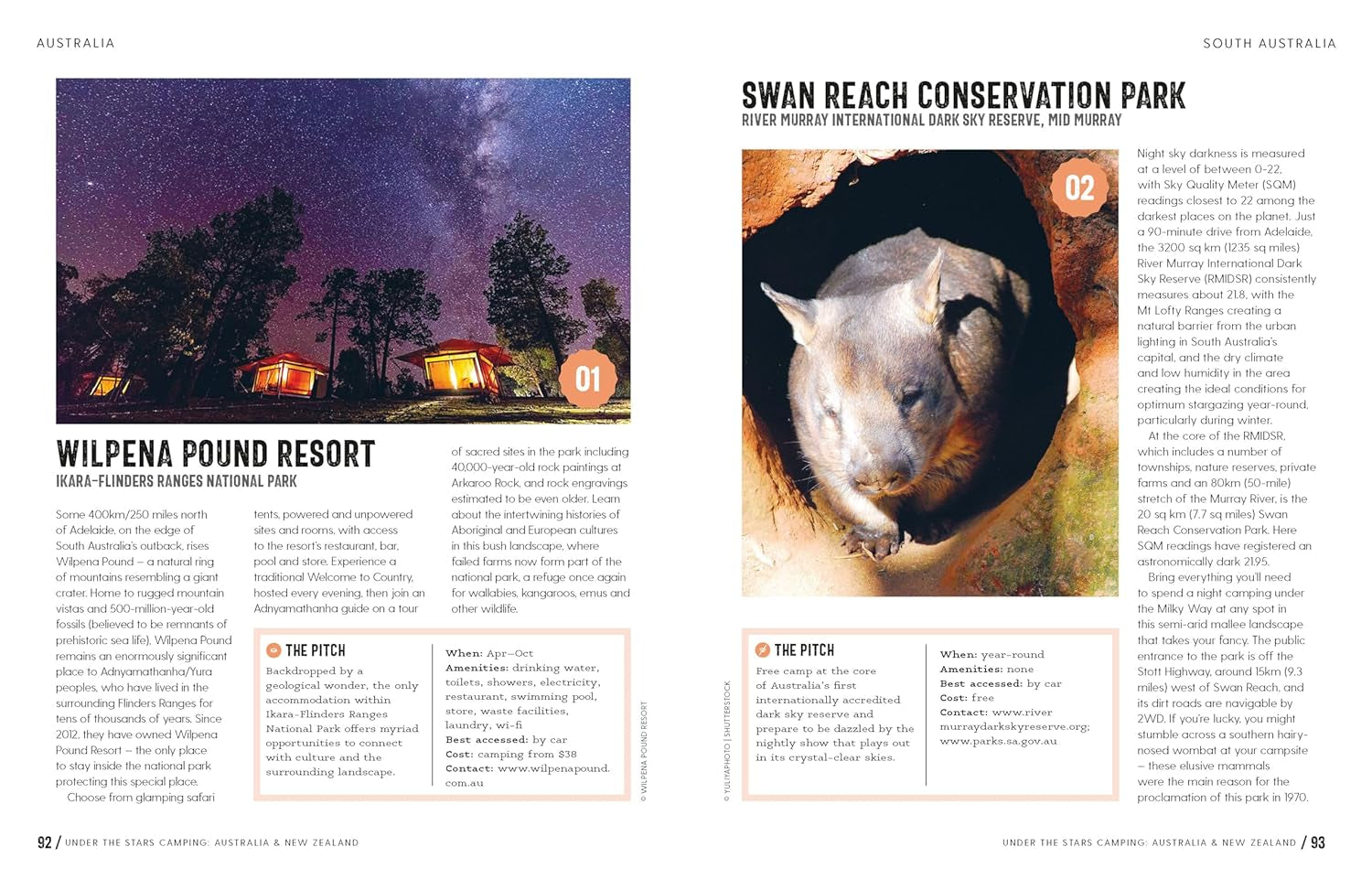 Lonely Planet under the Stars Camping Australia and New Zealand