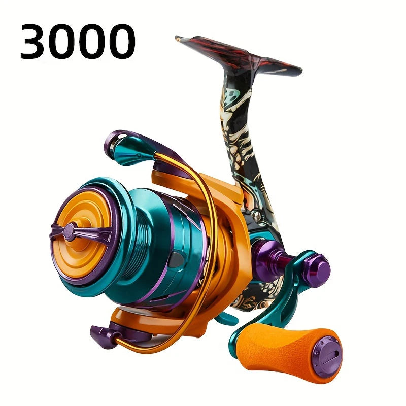 HA Spinning Reel, 22LB Max Drag,5.2:1 Gear Ratio,Metal Spool,Cnc Rocker,Spinning Fishing Reel for Fresh Salt Water