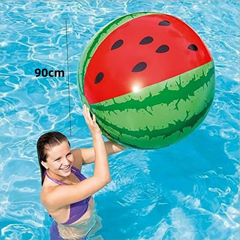 60Cm PVC Inflatable Watermelon Ball Water Spray Outdoor Garden Toys Summer Party Beach Themed Kids Birthday Party Decor Supplies