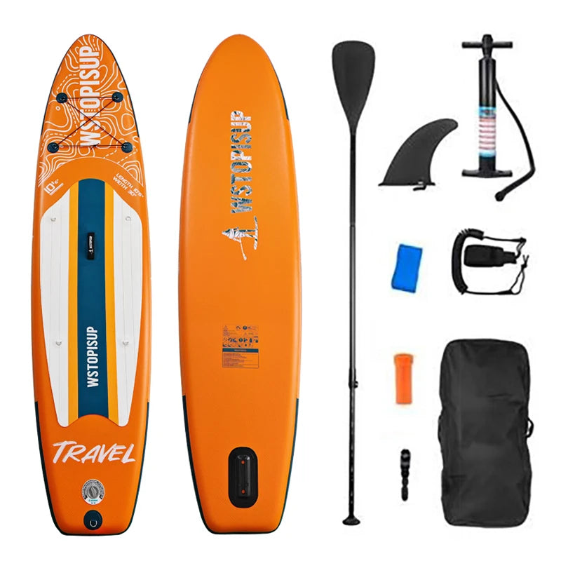 TOURUS 2023 April New Arrival Blue Wood Double Layers Sup Boards YOGA Inflatable Stable Stand up Paddle Board 11Feet 33Inch