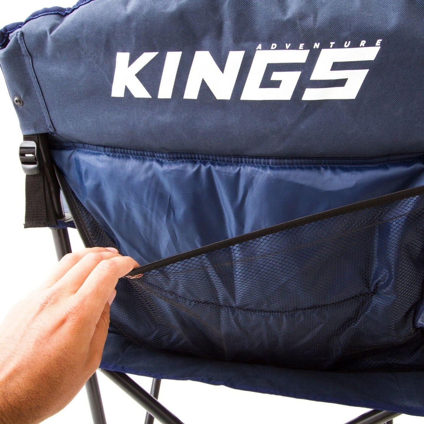 2X  Throne Outdoor Camping Chair 300Kg Thick Padding + Carry Bag