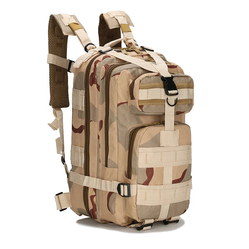 3P Tactical Backpack 20L-25L 1000D Nylon Outdoor Hiking Camping Traveling Fishing for Men Hunting Molle Bag Sport Rucksacks