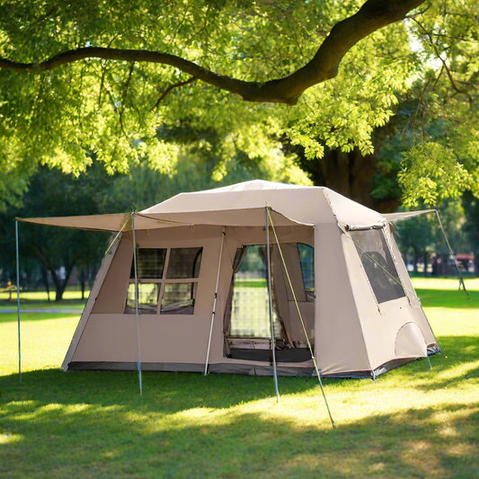 Large Camping Tent 3-8 Person Quick Setup. Perfect for Outdoor Family Adventures