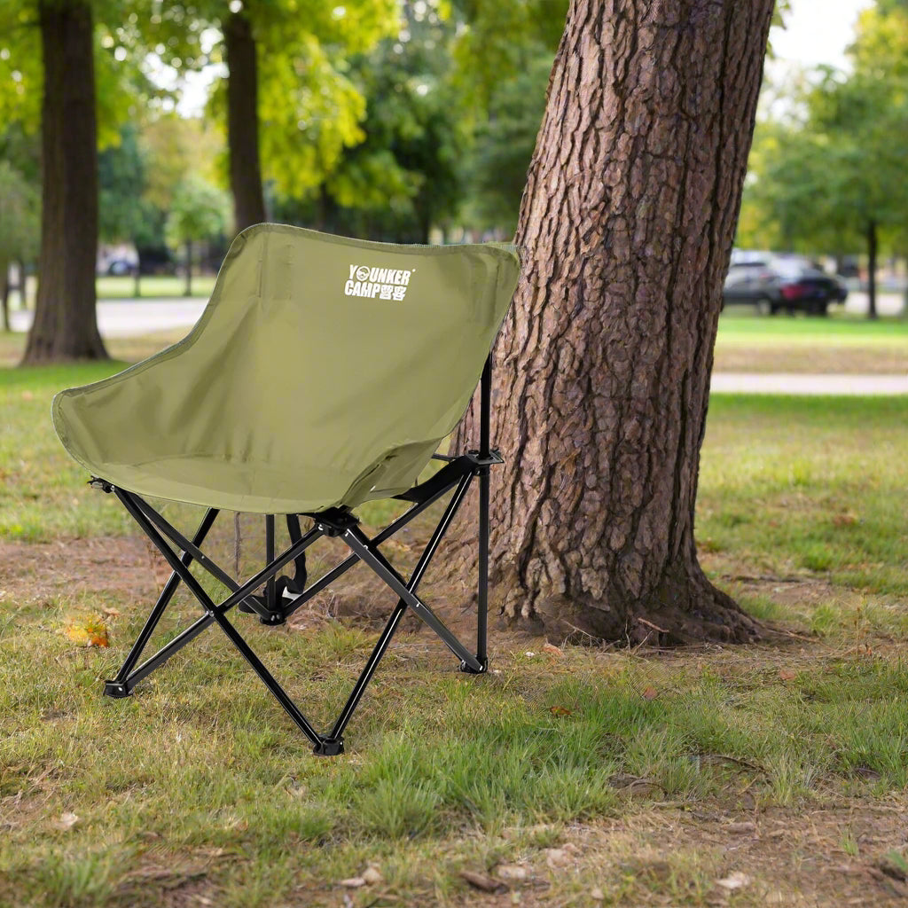 Outdoor Folding Moon Chair Portable Chair Camping Chair Picnic Gear Fishing Small Horse Stool Student Sketching