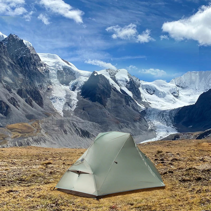 Outdoor Ultralight Camping Tent 3/4 Season 1 Single Person Professional 15D Nylon Silicon Tent Barracas Para Camping