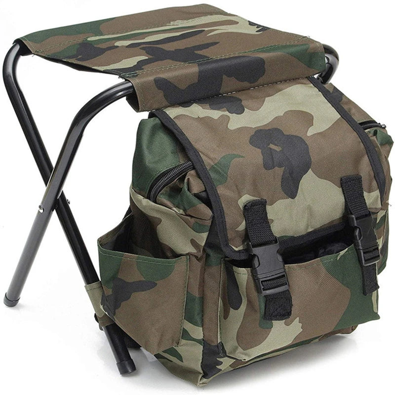 Backpack Cooling Chair Portable Folding Seat Stool Light Fishing Outdoor Equipment Suitable for Camping,Traveling Hiking