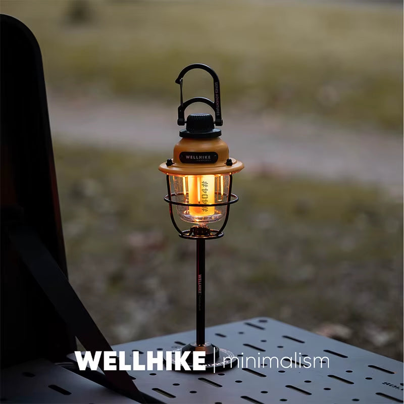 Outdoor Lock Loose Fruit Lamp Ultra -Long Closer -End Photos of the Camp Atmosphere Mini Lamp Multi -Gear Adjustment