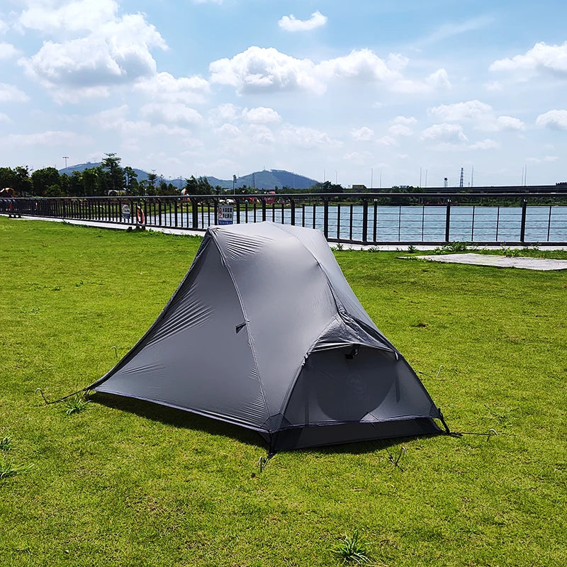 Outdoor Ultralight Camping Tent 3/4 Season 1 Single Person Professional 15D Nylon Silicon Tent Barracas Para Camping