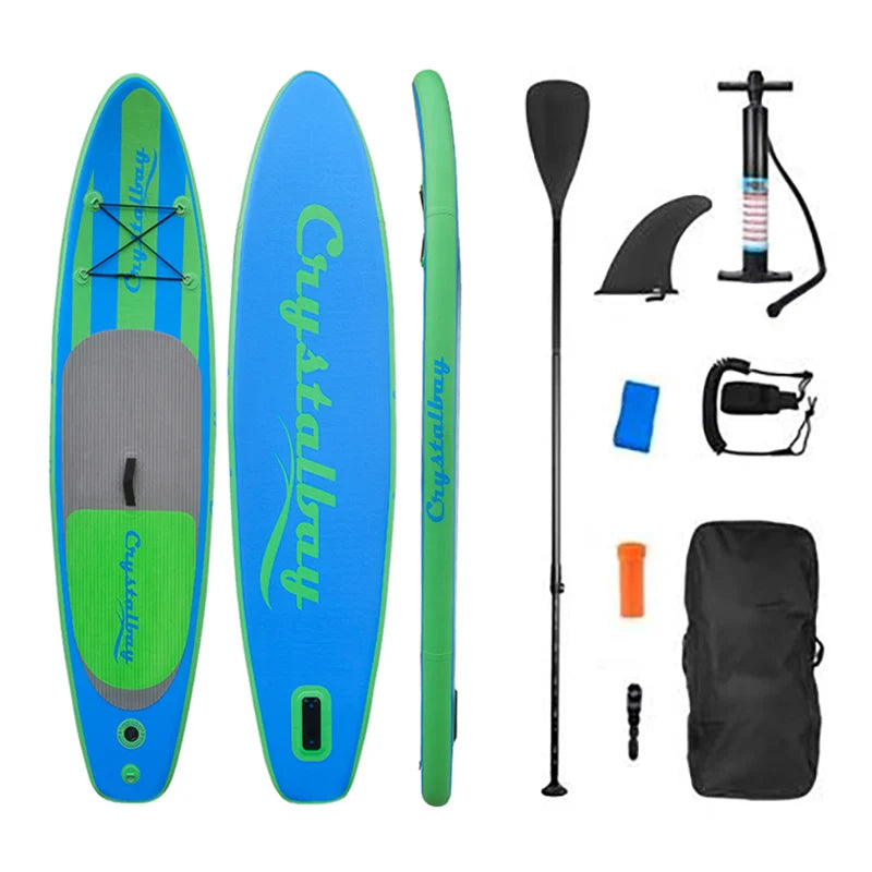 TOURUS 2023 April New Arrival Blue Wood Double Layers Sup Boards YOGA Inflatable Stable Stand up Paddle Board 11Feet 33Inch