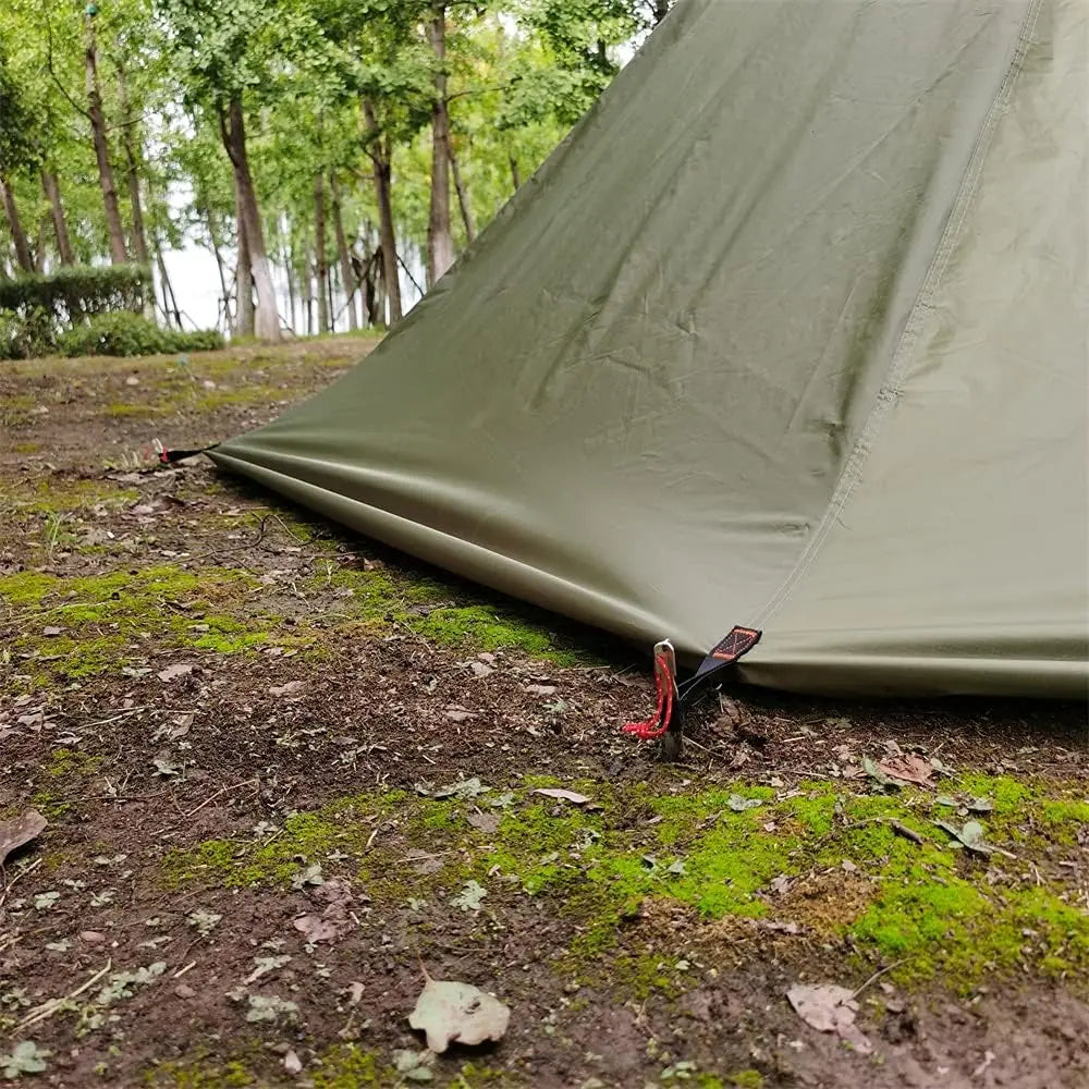 MCETO Tx400Ultra Stove Tent,Height Adjustable Tipi Hot Tent Winter Camping Hunting Trip Equipment
